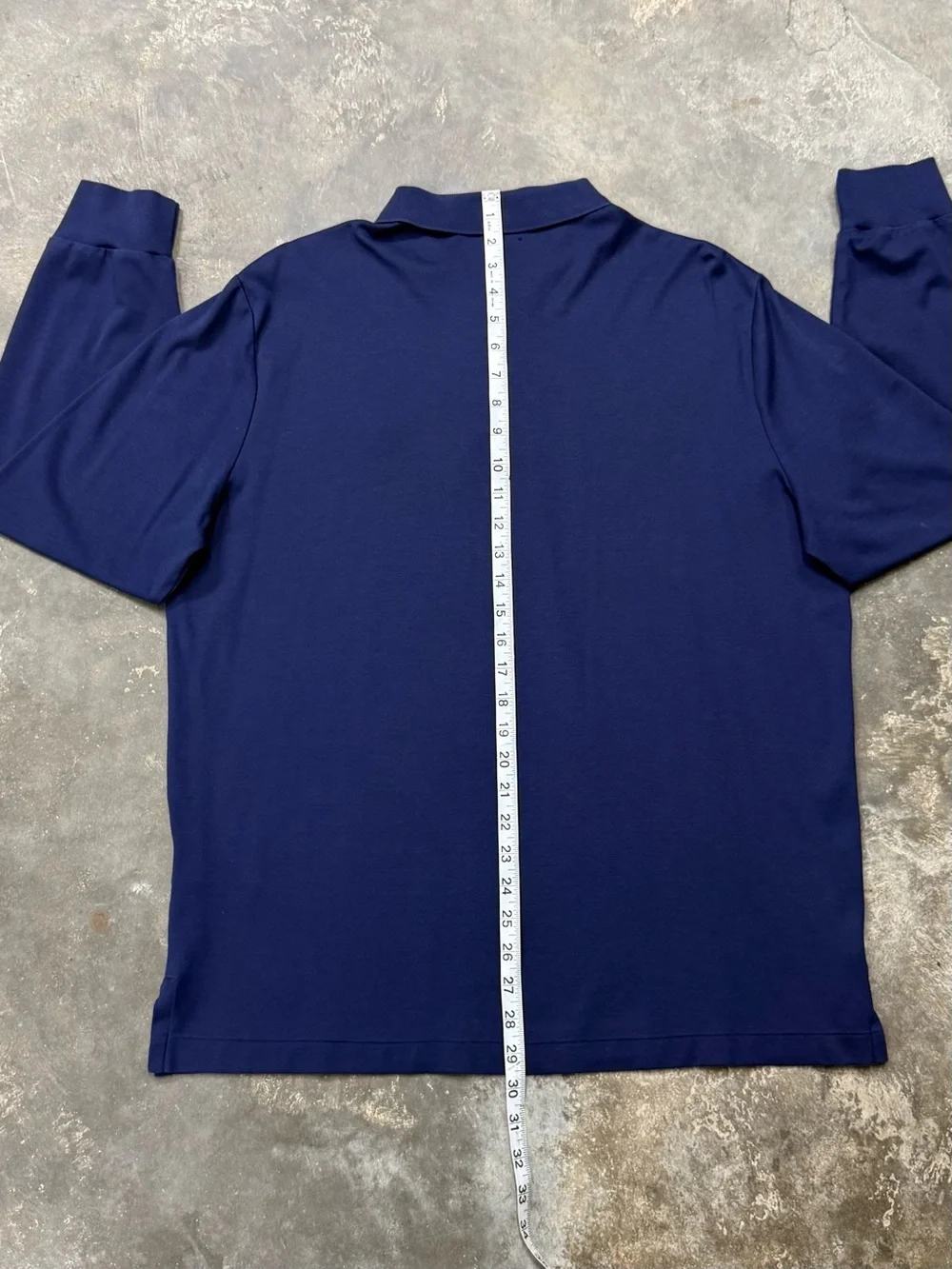 Polo Ralph Lauren Classic Fit Long Sleeve Polo Mens L Navy Preppy